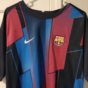 FC Barcelona 21-22 Nike Dri-fit Pre game training Jersey